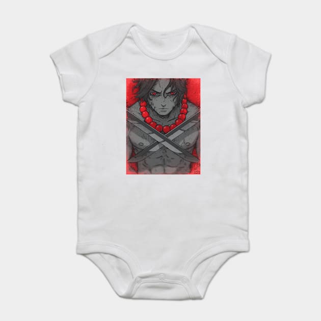 Fire Fist Baby Bodysuit by svenpham